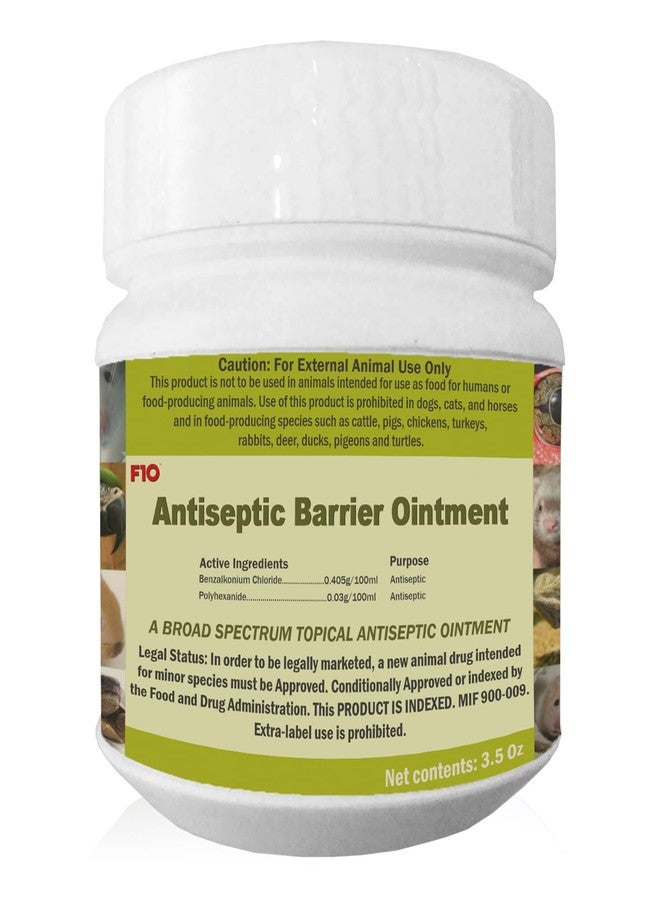F10 Antiseptic Barrier Ointment for Reptiles, Birds, Small Animals & Exotic Animals, Wound Healing Ointment for Pet - 100g - Image 1